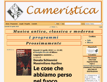 Tablet Screenshot of cameristica.it